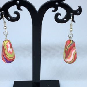 Unique Handmade Polymer Clay Dangle/Drop Earrings